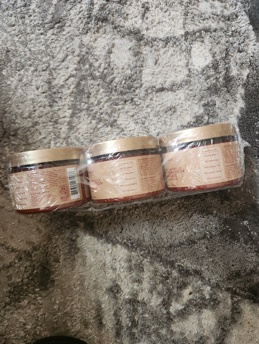 Pack Of 3 Shea Moisture Manuka Honey & Mafura Oil Intensive Hydration Hair Masqu